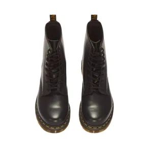 NEW Dr. Martens 1460 GUARD PANEL Black LEATHER LACE UP Black BOOTS Combat US 9 thumbnail 6