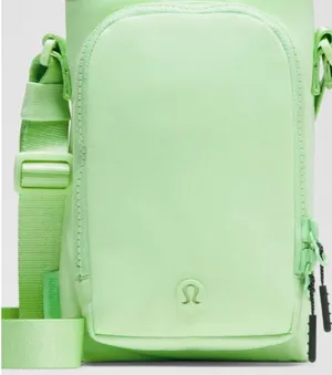 Lululemon Lime / Rainforest Green Crossbody Water Bottle with Front Pocket thumbnail 2