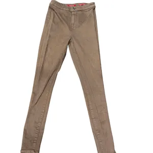 GUESS Ultra High Rise Cropped Skinny Pants Women’s Size 27 Taupe Brown Stretch thumbnail 2