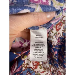 Harlow & Rose Floral Boho Tiered Midi Dress Cottagecore Prairie‎ NWT Medium thumbnail 8