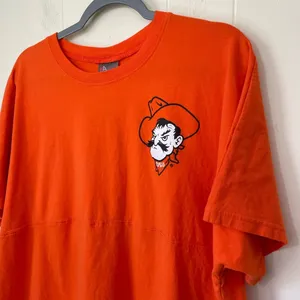 Knights Apparel For Her Orange OSU Cowboys T-shirt NCAA Sports ~ Size Large thumbnail 2