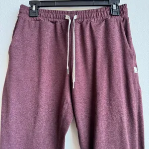 Vuori Pants Womens Small Performance Ruby Red Jogger Drawstring Lightweight thumbnail 2