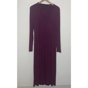 Hatch The Softest Rib Nursing Purple Maternity Nursing Dress Size 3 or Large thumbnail 2
