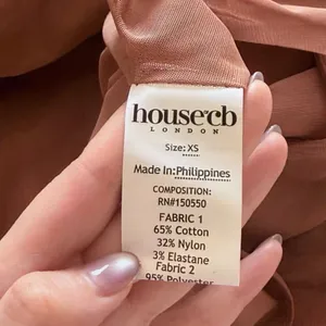 HOUSE OF CB Analissa Long Sleeve Lace Minidress In Cream XS thumbnail 7