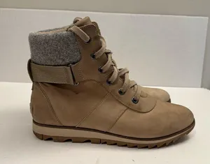 Sorel Harlow Conquest Urban Hiker Waterproof Boot in Sandy Tan Size 10.5 thumbnail 5