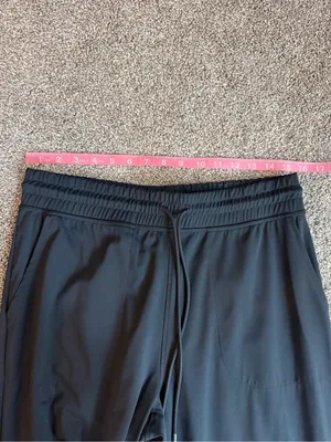 SAGE Collective Women’s Black Stretch Jogger Pants Drawstring Pockets M thumbnail 3