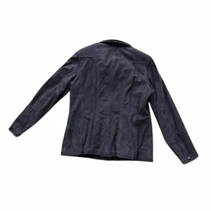 Women's Lone Pine 100% Leather Suede Lambskin Brown Field Jacket Coat Made USA thumbnail 8