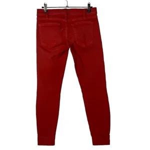 Current/Elliott The Slit Stiletto Paprika Red Orange Low Rise Skinny Jeans‎ 24 thumbnail 2