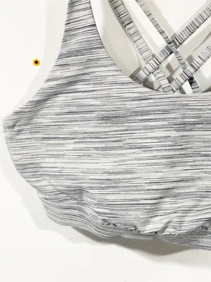 Lululemon ENERGY BRA Grey Strappy Plus Size 14 thumbnail 2
