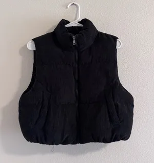 Double zero Corduroy Puffer Vest - Zip Front thumbnail 1