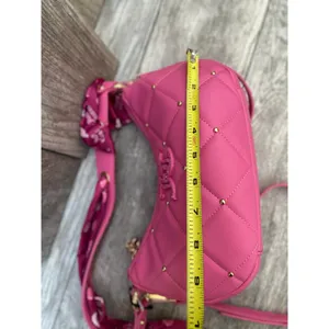 Juicy Couture Pink Quilted Shoulder Bag with Charm & Scarf thumbnail 8