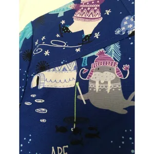 Scrubstar Women's Snow Trees Theme Scrub Top Nurse Medical 1pc Size Medium thumbnail 6