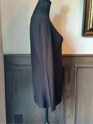 Love by gap black long sleeve maternity shirt medium nwt thumbnail 5