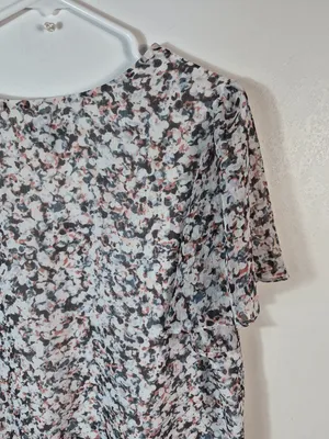 Express Floral Print Short Sleeve Blouse thumbnail 9