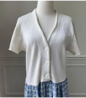 Vintage 80s 90s Barbara Lesser Maxi Dress Cottagecore Thermal Seersucker Cabinco thumbnail 3