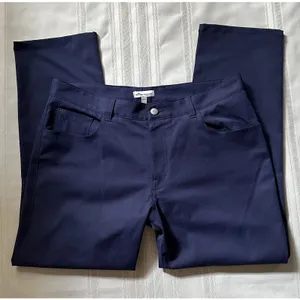 Peter Millar Pants Men’s Size 36X27.5 Navy Blue EB66 Performance Sport Golf thumbnail 1