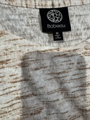 bobeau Cream to Teal Gradient Short Sleeve Tee thumbnail 2