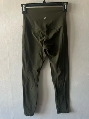 Lululemon Sage Green High Rise Align Leggins 25” Inseam Size 4 thumbnail 4