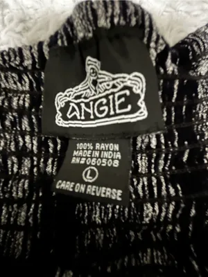 Angie Striped smocked wide leg bell bottom jumpsuit thumbnail 6