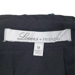 Lovers + Friends Ruffle Trim Teal Green Sequin Shorts Size Medium thumbnail 5