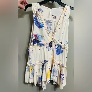 Free People Women’s Purple‎ Haze Printed Tunic XS thumbnail 3