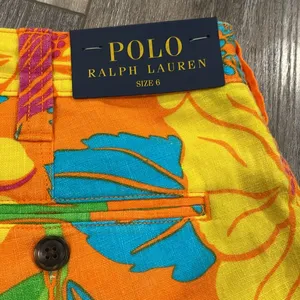Polo Ralph Lauren Women's tropical beach shop shorts size 6 thumbnail 4