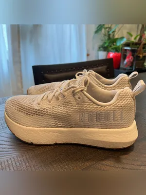Nobull white unisex running shoes 8 women thumbnail 4