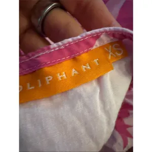 Oliphant Flirty Ruffle Hem Mini Dress in pink XS thumbnail 4