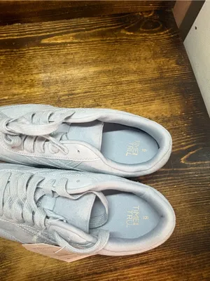 Time and tru pale blue sneakers size 6 thumbnail 4