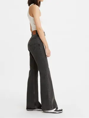 Women’s Levi’s Premium 70s High Flare Jeans Faded Black Size 28 thumbnail 2