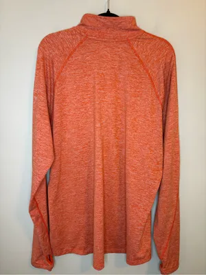 Nike Clemson Tigers Dri-FIT 1/4 Zip Pullover Women XXL Orange thumbnail 3