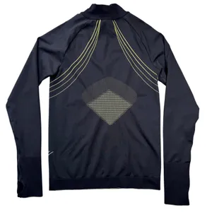 Gymshark Apex Seamless 1/4 Zip Black Yellow Long Sleeve Athletic Top Women's M thumbnail 8