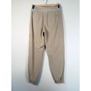 Athleta Go Far Travel Pant Tan Khaki Cargo Jogger Pockets Size 4 RN 54023 thumbnail 5