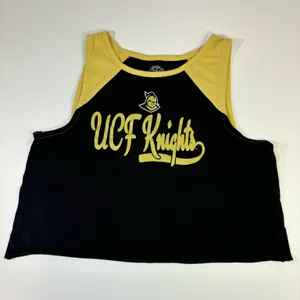 UCF Knights Black and Yellow Crop Top thumbnail 3
