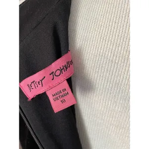 VTG Betsey Johnson Halter Dress Size 10‎ Black Velvet Cocktail Party Formal LBD thumbnail 8