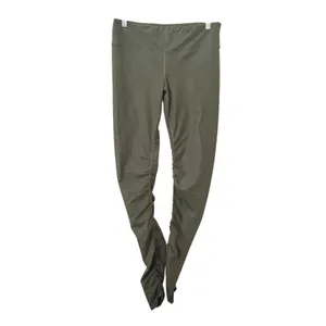 ALO YOGA Idol‎ Ruched Legging Green Medium thumbnail 2
