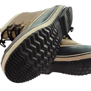 Sorel Pac Boots Ladies Size 7 Tan Rubber Waterproof Rain Winter thumbnail 6