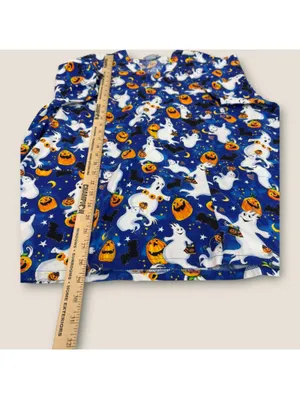 Peaches Uniform Women's Scrub Top Size XL Halloween V-Neck thumbnail 7