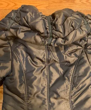 STUNNING VINTAGE TREASURE snowsmile metallic Brown Moscow Chic Quilted Puffer s thumbnail 12