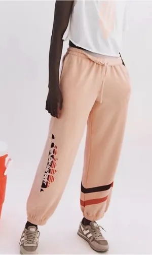 Free People All Star Logo Pants Pastel Peach M - NWT thumbnail 1