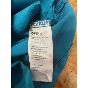 FIGS Technical Collection Teal Scrub Top - Size XS thumbnail 12
