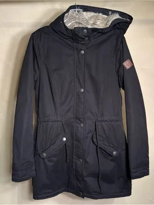 Hollister Womens Pacific Merchants Faux Fur Hooded Parka Jacket Y2K Style|Size:M thumbnail 15