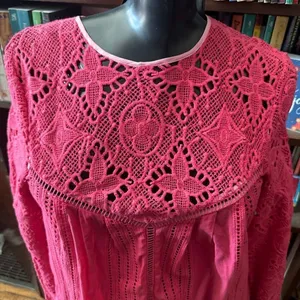 Greylin The Jetset Diaries barbiecore hot pink lace mini dress thumbnail 2