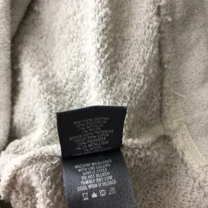 Aerie Womens Sweater Pullover Sheer Back Metallic Scoop Neck Gray M thumbnail 5