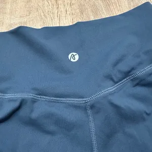 AYBL | Women's Blue Seamless High Waisted Workout Athletic Gym‎ Biker Shorts, M thumbnail 6