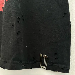Rob Zombie Heavy Metal Destroyed Safety Pin Tee thumbnail 4