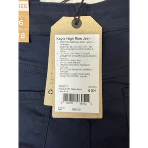 Prana Kayla‎ High Rise Jean Indie Blue Womens 6 Short 30 Inseam NWT 1968371 thumbnail 6