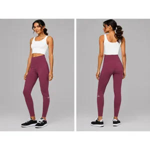 Alo Yoga High-Waist Airbrush Legging Burgundy Small 28.5" Inseam Activewear Yoga thumbnail 2