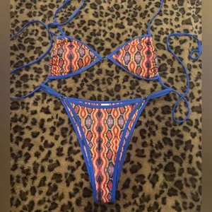 Strawberry Milk Mob Caprese bikini set Orange Size XL thumbnail 4