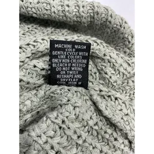 Womans Moon & Madison Medium Green Knit Pull Over Crew Neck Over Size Sweater thumbnail 5
